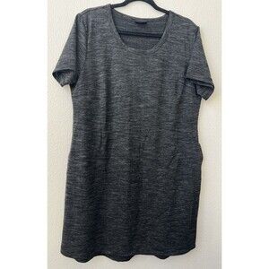 32 Degrees COOL Women’s T-Shirt Dress Size Small Grey Pockets Short Sleeve